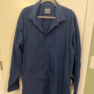 Unlisted blue men's dress shirt tall